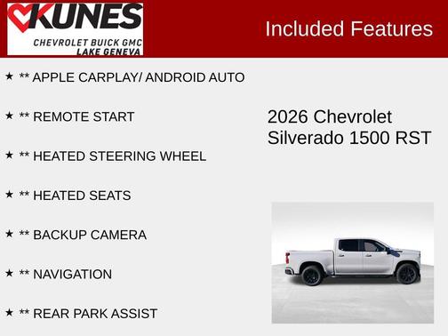 White Sands 2026 Chevrolet Silverado 1500 RST