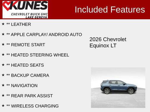 Lakeshore Blue Metallic 2026 Chevrolet Equinox 1LT