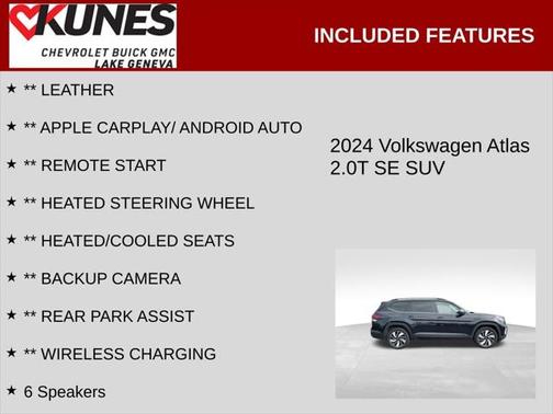 2024 Volkswagen Atlas 2.0T SE w/Technology 4MOTION