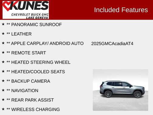 2025 GMC Acadia AWD AT4