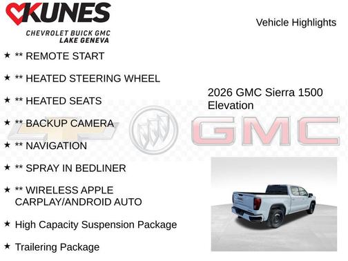 2026 GMC Sierra 1500 Elevation