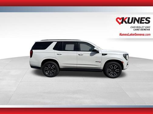 White Frost Tricoat 2022 GMC Yukon 4WD AT4
