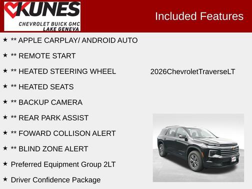 2026 Chevrolet Traverse LT