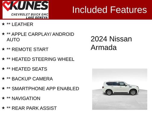 2024 Nissan Armada SV 4WD