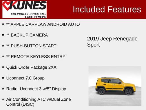2019 Jeep Renegade Sport
