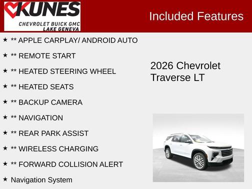 2026 Chevrolet Traverse LT