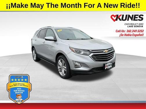 Silver Ice Metallic 2019 Chevrolet Equinox Premier w/2LZ
