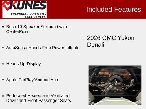 Titanium Rush Metallic 2026 GMC Yukon Denali