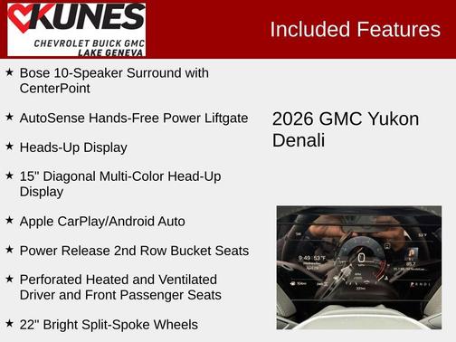 Titanium Rush Metallic 2026 GMC Yukon Denali
