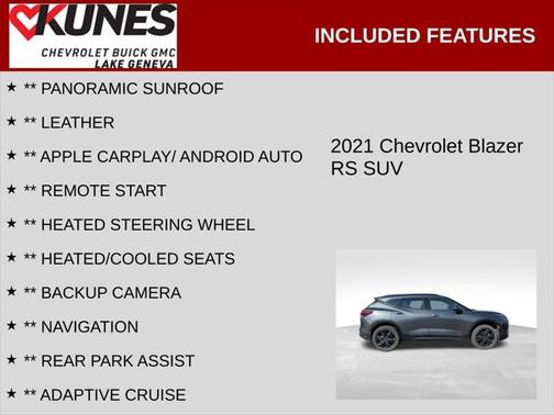 2021 Chevrolet Blazer RS