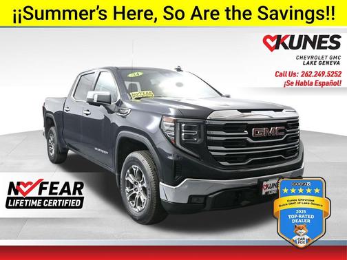 Titanium Rush Metallic 2024 GMC Sierra 1500 SLT