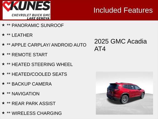 2025 GMC Acadia AWD AT4