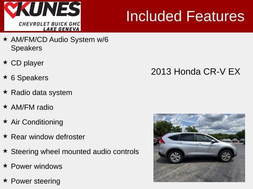 Alabaster Silver Metallic 2013 Honda CR-V EX