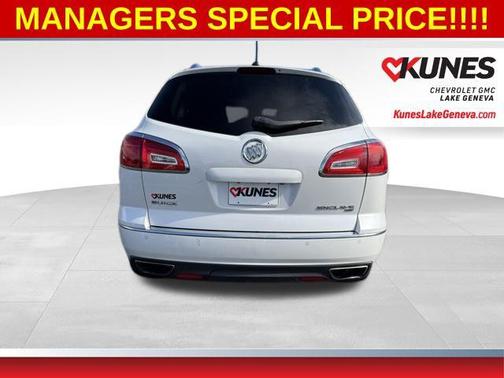 White Frost Tricoat 2017 Buick Enclave Leather