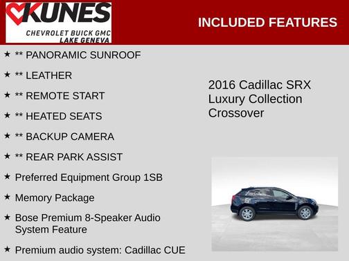2016 Cadillac SRX Luxury Collection
