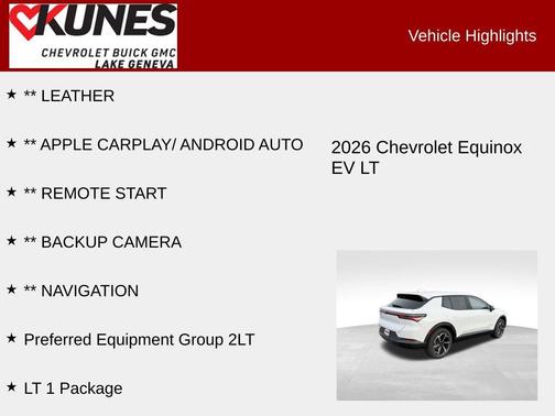 2026 Chevrolet Equinox EV LT