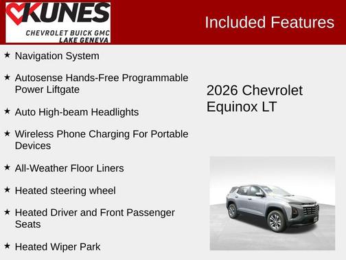 Sterling Gray Metallic 2026 Chevrolet Equinox 1LT