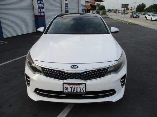 Snow White Pearl 2016 Kia Optima SXL Turbo