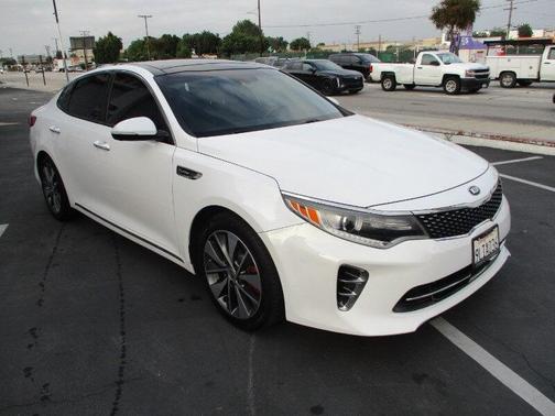 Snow White Pearl 2016 Kia Optima SXL Turbo