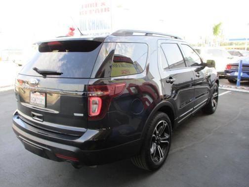 White Platinum Metallic Tri-Coat 2015 Ford Explorer Sport