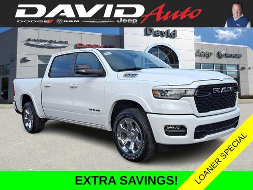 Bright White Clearcoat 2026 RAM 1500 Big Horn/Lone Star