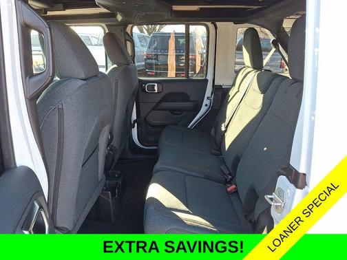 Bright White Clearcoat 2025 Jeep Wrangler Sahara