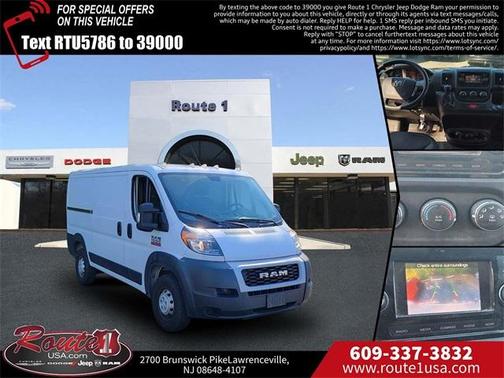 2019 RAM ProMaster 1500 Low Roof