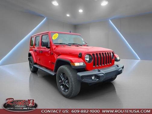 Firecracker Red Clearcoat 2022 Jeep Wrangler Unlimited Sahara Altitude