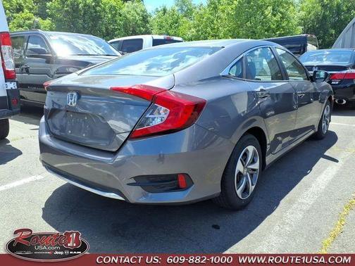 Gray 2021 Honda Civic LX