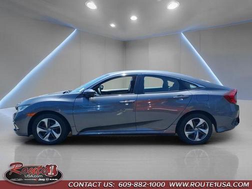 Gray 2021 Honda Civic LX