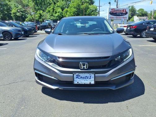 Gray 2021 Honda Civic LX