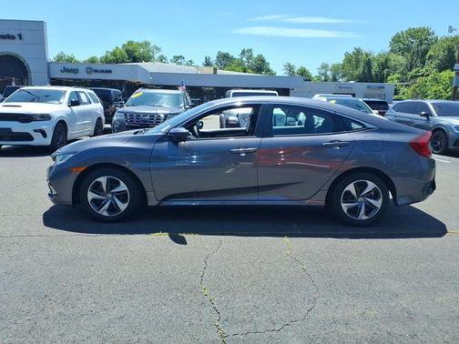 Gray 2021 Honda Civic LX