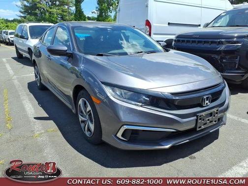 Gray 2021 Honda Civic LX