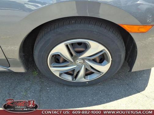 Gray 2021 Honda Civic LX