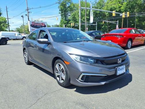 Gray 2021 Honda Civic LX