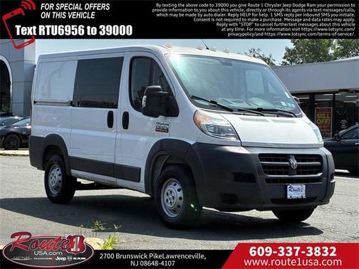 2016 RAM ProMaster 1500 Low Roof