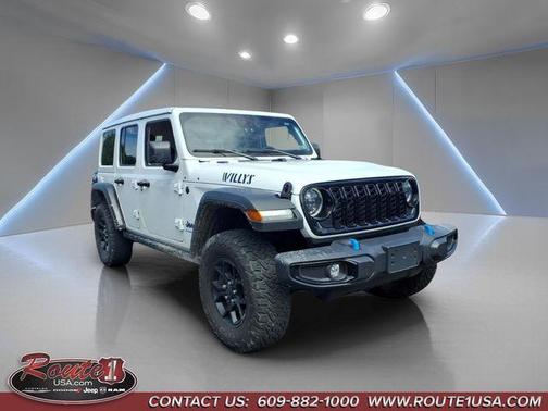 Bright White Clearcoat 2024 Jeep Wrangler 4xe Sport