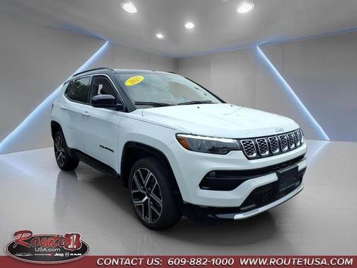 Bright White Clearcoat 2025 Jeep Compass Limited