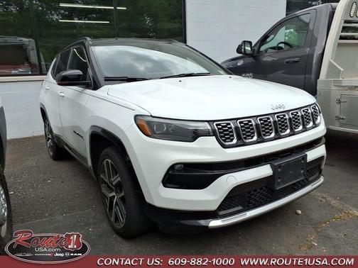 Bright White Clearcoat 2025 Jeep Compass Limited