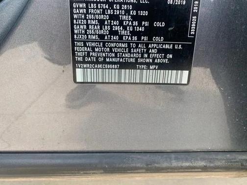 2019 Volkswagen Atlas 3.6L SE w/Technology