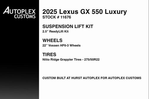 Nebula Gray Pearl 2025 Lexus GX 550 Luxury
