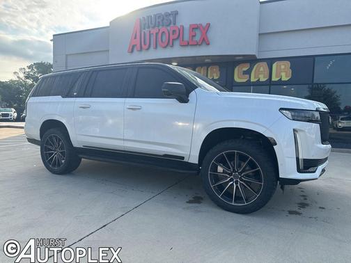 Crystal White Tricoat 2021 Cadillac Escalade ESV Sport Platinum
