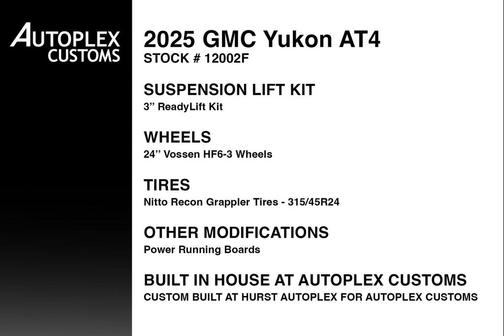 Midnight Pine 2025 GMC Yukon 4WD AT4