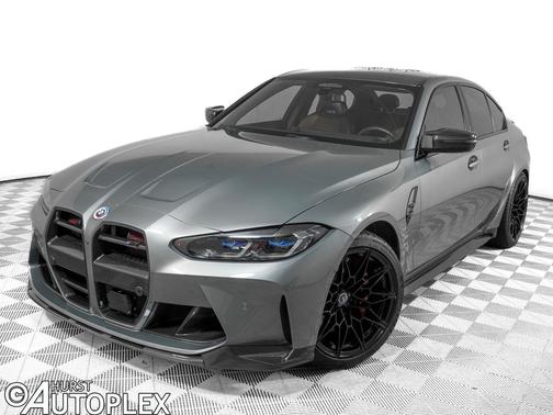 Skyscraper Gray Metallic 2023 BMW M3 Competition xDrive