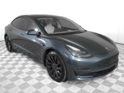 Midnight Silver Metallic 2023 Tesla Model 3 Performance