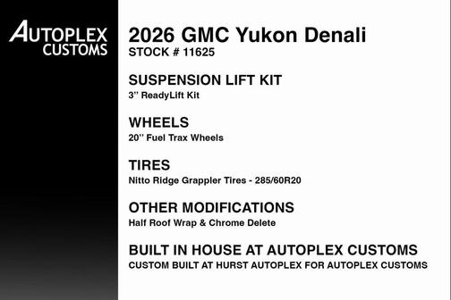 Summit White 2026 GMC Yukon Denali