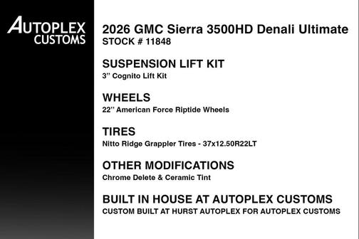 Sterling Metallic 2026 GMC Sierra 3500 Denali
