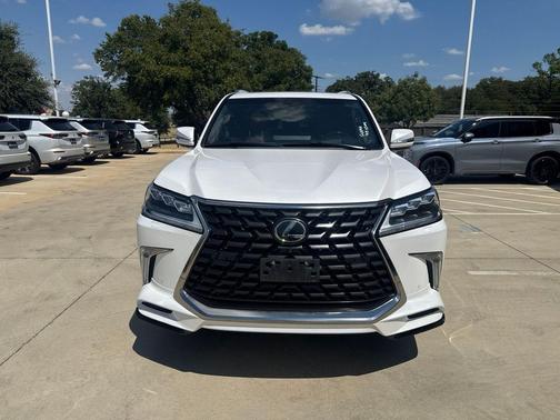 Eminent White Pearl 2021 Lexus LX 570 Three-Row