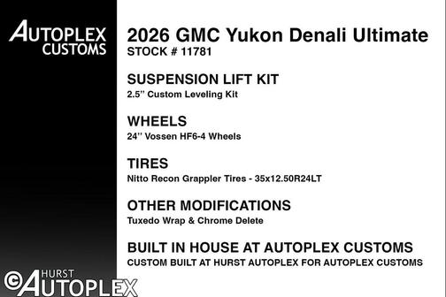 Volcanic Red Tintcoat 2026 GMC Yukon Denali Ultimate