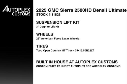 Summit White 2025 GMC Sierra 2500 Denali Ultimate